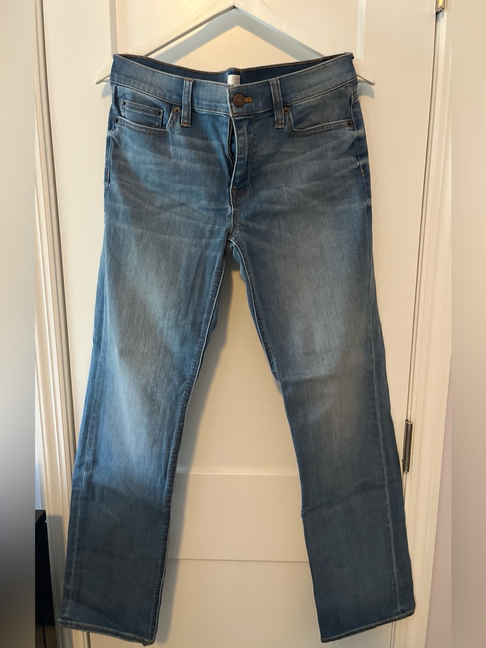 J. Crew Light Wash Straight-Leg Jeans